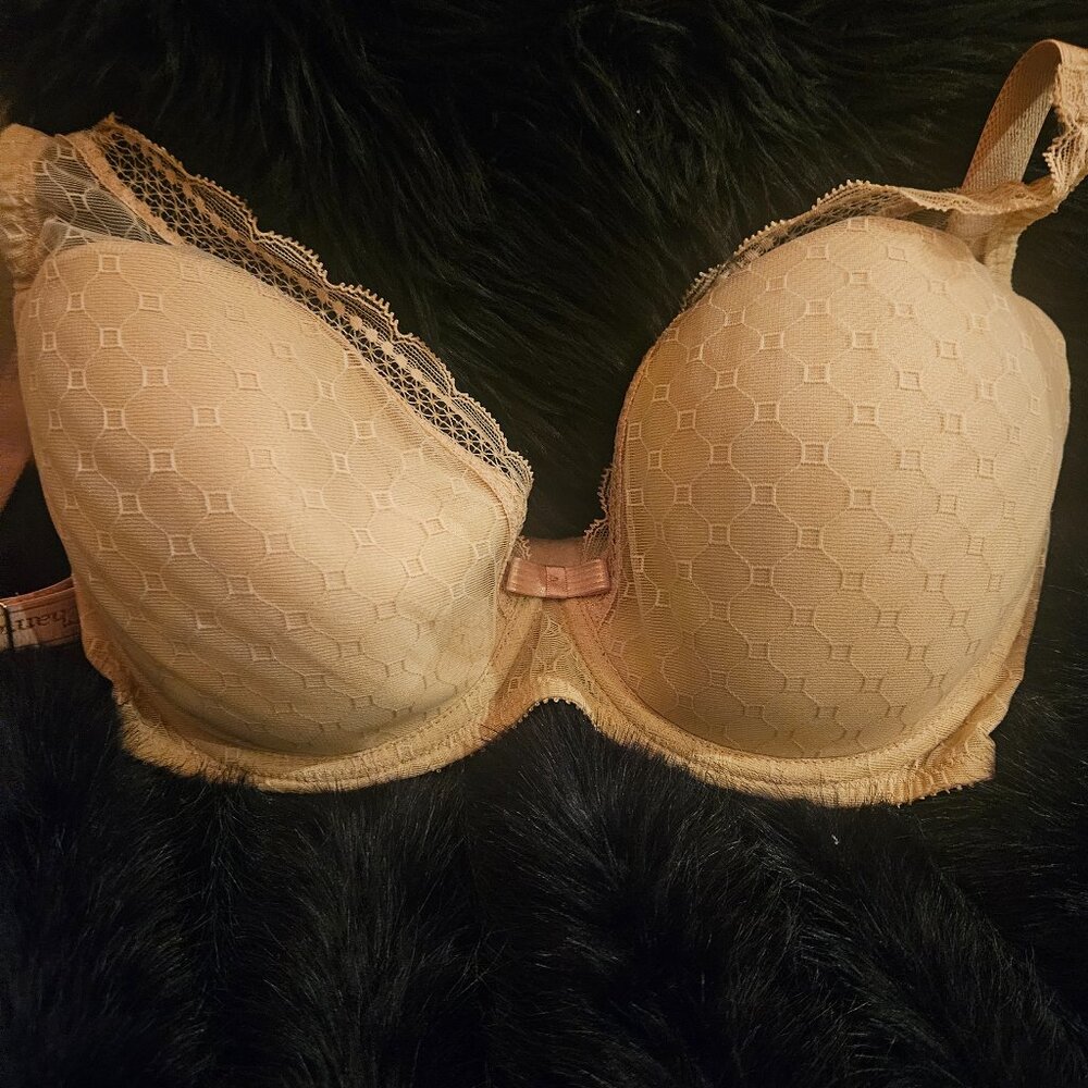 NWT Chantelle Nude Color Bra 32DDDD